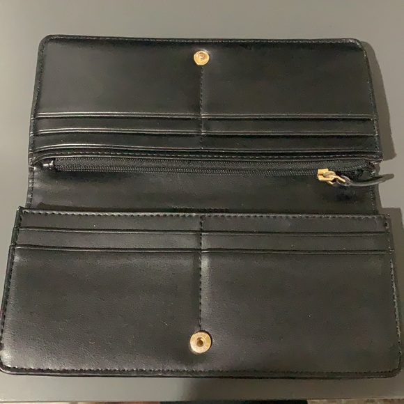 MARC JACOBS PEBBLED BLACK WALLET - Picture 2 of 4